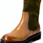 Melvin & Hamilton Bottine Femme Sally 149 Vert Cuir Fait Main-0
