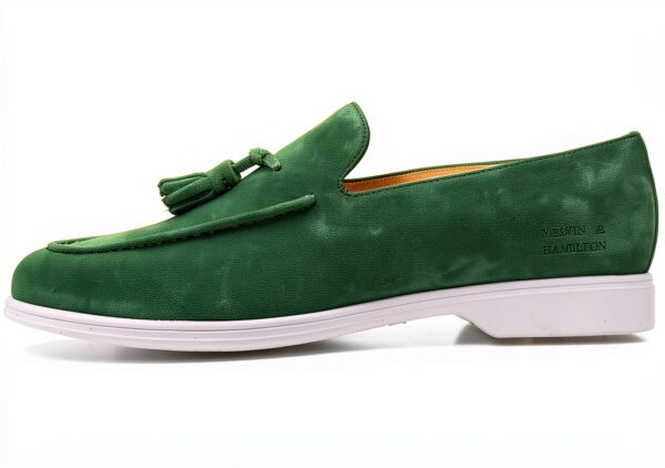 Chaussure bateau Melvin et Hamilton Homme en cuir vert taille 45 EU-2