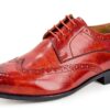 Chaussures Oxford Homme Melvin Hamilton Lewis Rouge Cuir fait main-2