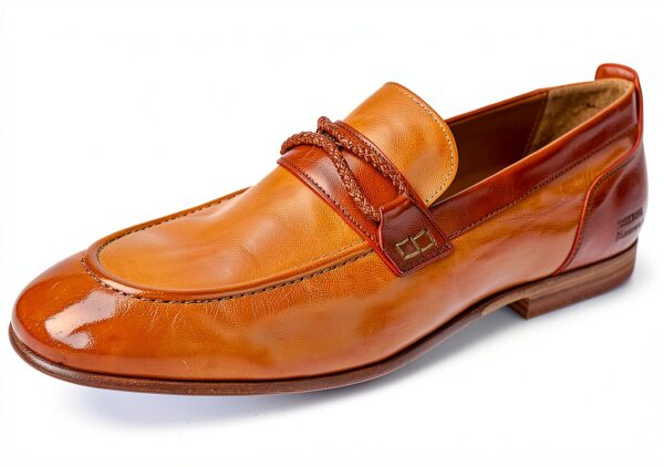 Mocassin Homme Melvin & Hamilton Santo 1 Loafer Cuir Veau Marron 43 EU-0
