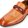 Mocassin Homme Melvin & Hamilton Santo 1 Loafer Cuir Veau Marron 43 EU-4