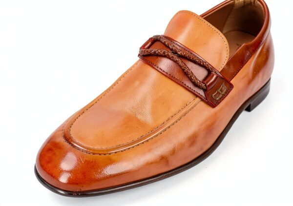Mocassin Homme Melvin & Hamilton Santo 1 Loafer Cuir Veau Marron 43 EU-4