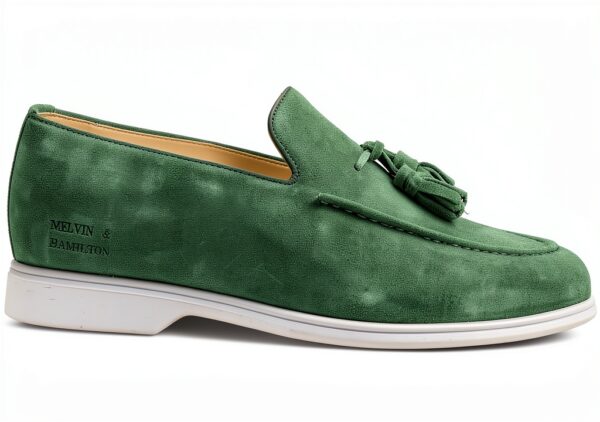 Chaussure bateau Melvin et Hamilton Homme en cuir vert taille 45 EU-6