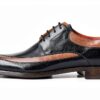 Chaussures Oxford Homme Melvin Hamilton Toni 36 Bleu Cuir Fait Main-2
