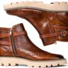 Bottine femme Melvin & Hamilton Selina 25 en cuir taupe, plateforme-5