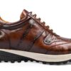 Melvin et Hamilton Homme Richmond 1 Sneaker Gris Cuir Fait Main-1