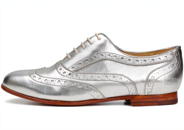 Chaussures Oxford femme Melvin & Hamilton Sonia argent 38 EU-2