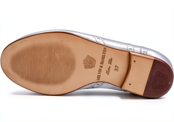 Chaussures Oxford femme Melvin & Hamilton Sonia argent 38 EU-3