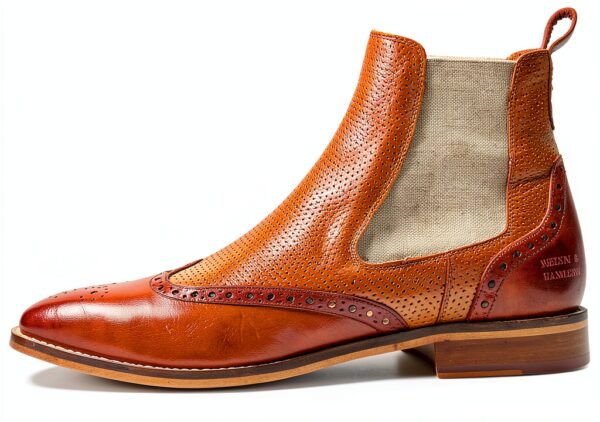 Bottines Chelsea Homme Melvin Hamilton cuir marron-2