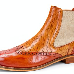 Bottines Chelsea Homme Melvin Hamilton cuir marron-0