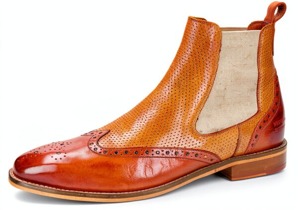 Bottines Chelsea Homme Melvin Hamilton cuir marron-0