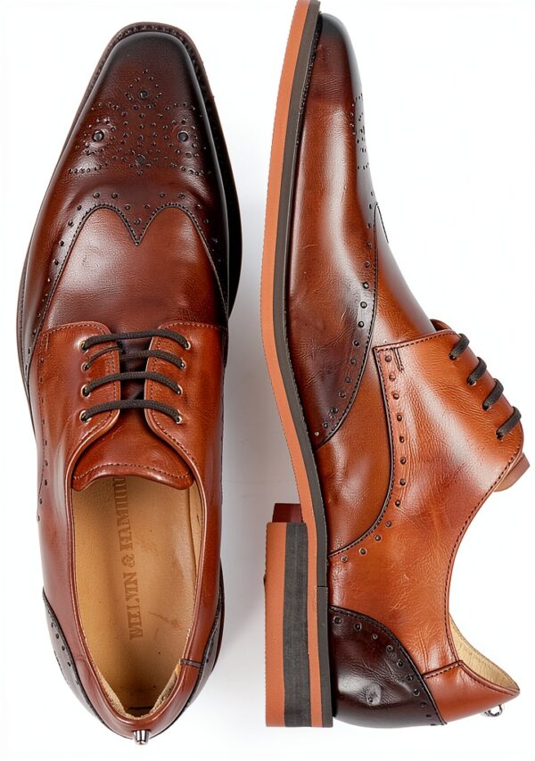 Melvin & Hamilton Homme Dave 2 Plat Oxford Marron-5