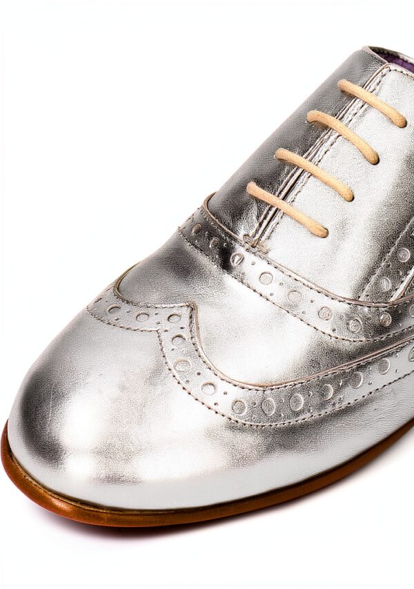 Chaussures Oxford femme Melvin & Hamilton Sonia argent 38 EU-4