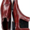 Bottine Chelsea femme Melvin & Hamilton - cuir fait main Bordeaux-5