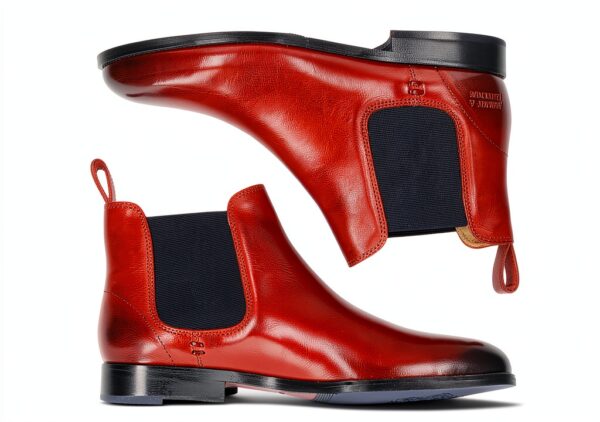 Chelsea Boot femme Melvin & Hamilton Susan 10 cuir rouge-5