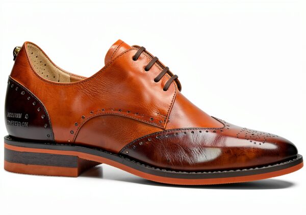 Melvin & Hamilton Homme Dave 2 Plat Oxford Marron-1