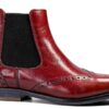 Bottine Chelsea femme Melvin & Hamilton - cuir fait main Bordeaux-6