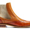 Bottines Chelsea Homme Melvin Hamilton cuir marron-1