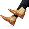 Bottines Chelsea Homme Melvin Hamilton cuir marron-6