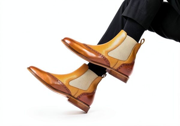 Bottines Chelsea Homme Melvin Hamilton cuir marron-6