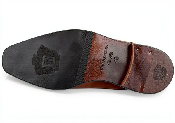 Melvin & Hamilton Homme Lewis 16 Mocassin à Sangles Noir et Marron-4