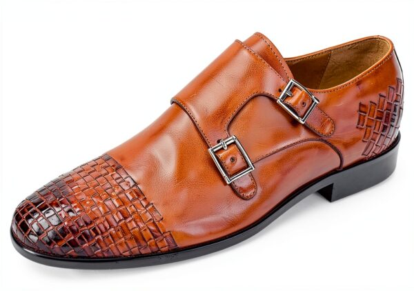 Melvin & Hamilton Homme Lewis 16 Mocassin à Sangles Noir et Marron-2