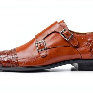 Melvin & Hamilton Homme Lewis 16 Mocassin à Sangles Noir et Marron-0