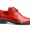 Melvin & Hamilton Homme Lance 8 Derby en cuir rouge et noir-6