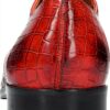 Melvin & Hamilton Homme Lance 8 Derby en cuir rouge et noir-3