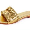 Melvin & Hamilton Femme Hanna 96 Mule Or, Chaussures Mules Femme-0