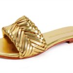 Melvin & Hamilton Femme Hanna 96 Mule Or, Chaussures Mules Femme-0