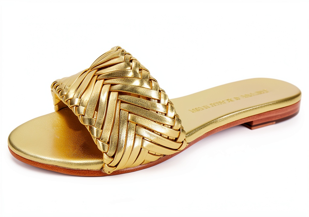 chaussures or