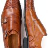 Melvin & Hamilton Homme Lewis 16 Mocassin à Sangles Noir et Marron-1